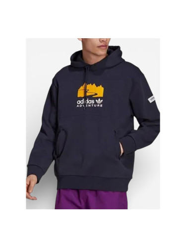 ADIDAS Adventure Logo Hoodie Navy
