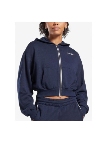 REEBOK Identity French Terry Full-Zip Hoodie Blue