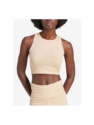 ADIDAS Originals Essentials+ Crop Tank Top Beige