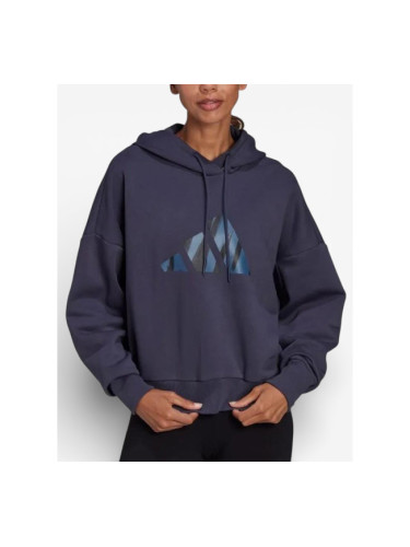 ADIDAS Sportswear Future Icons Feel Fierce Graphic Hoodie Navy