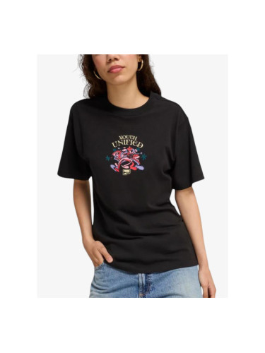 PUMA Downtown Relaxed Graphic W Tee Black