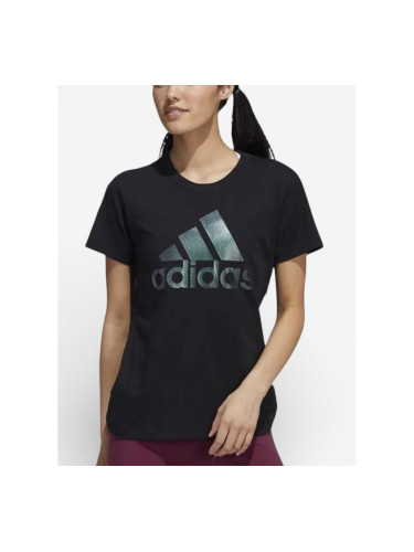 ADIDAS Sportswear Holiday Graphic Short Sleeve Tee Black