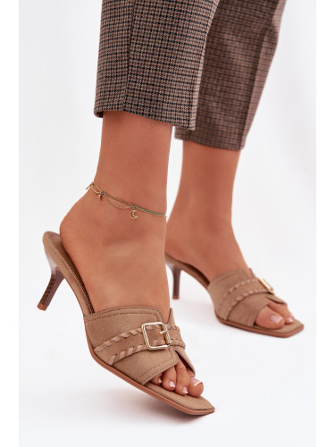 Дамски сандали на висок ток Jelira