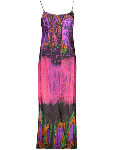 Дълга лилава рокля Desigual