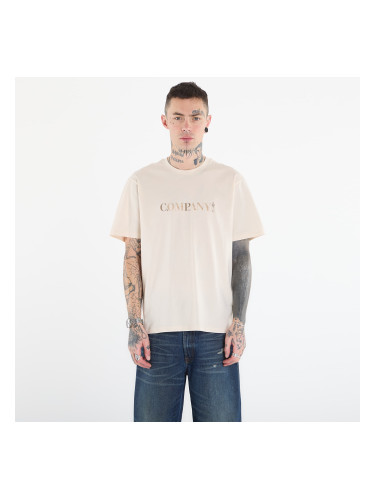 Тениска C.P. Company 30/1 Jersey Short Sleeve Logo T-Shir Frozen Dew/ White S