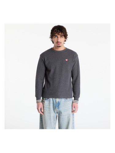 Пуловер HUMAN MADE Thermal L/S T-Shirt UNISEX Charcoal L