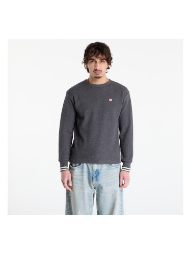 Пуловер HUMAN MADE Thermal L/S T-Shirt UNISEX Charcoal M