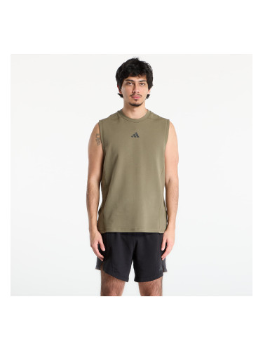 Тениска adidas D4T X Sleeveless Tank Top Olive Strata L