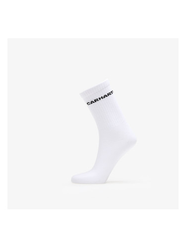 Чорапи Carhartt WIP Link Socks White/ Black 36-40