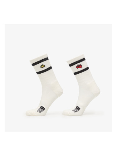Чорапи The North Face Everyday Crew TNF Icons Sock 2-Pack White Dune S