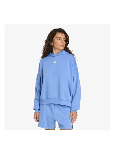 Суитшърт adidas 3 Stripes Studio Hoodie Blue Fusion L