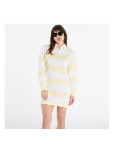 Облекло Calvin Klein Jeans Ls Varsity Stripe Mini Polo Dres Snow White Stripe XS