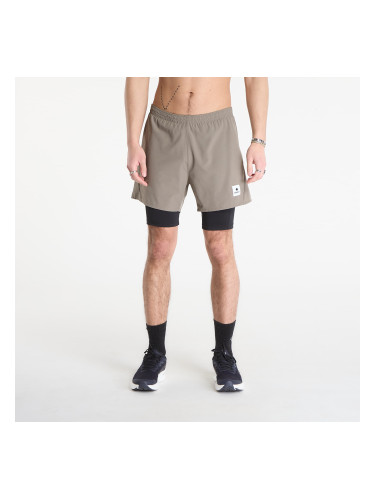 Къси панталони SAYSKY Pace 2 in 1 Shorts 5'' Taupe M