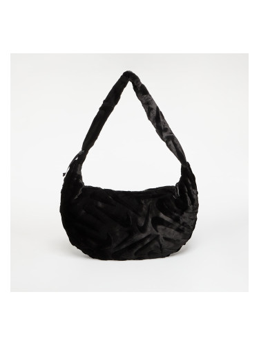 Чанта Nike Sportswear Faux Fur Slouchy Bag 19L Black/ Black Universal