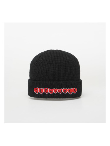 Шапка PLEASURES Hearts Beanie Black Universal