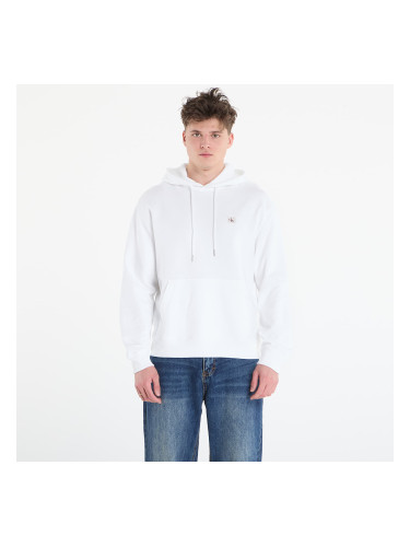 Суитшърт Calvin Klein Jeans Ls Eu 350Terry Badge Hoodie Bright White L