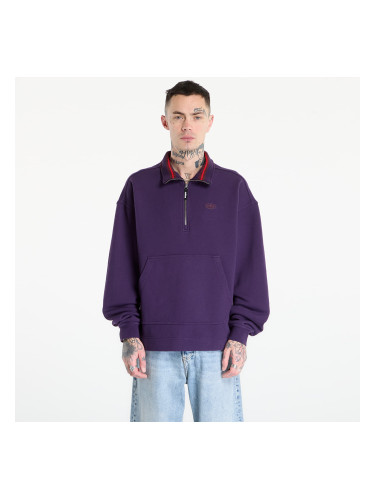 Суитшърт adidas 90S Alternative Sport Half Zip Graphic Fleece Sweat Aurora Plum L