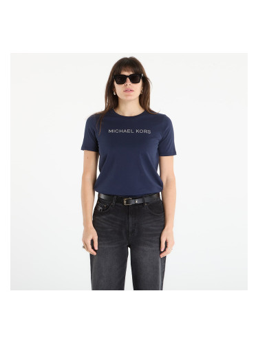 Тениска Michael Kors Mk Stud Classic Tee Midnight Blue XS
