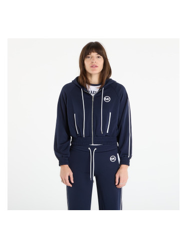 Суитшърт Michael Kors Contrast Zip Front Track Jacket Midnight Blue M