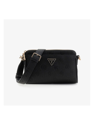 GUESS Cresidia II Mini Cross Body Top Zip Black Logo Universal