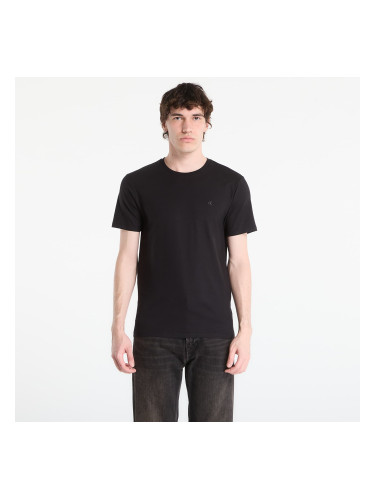 Тениска Calvin Klein Ss Slim Stretch Cotton Crewneck Tee Black S
