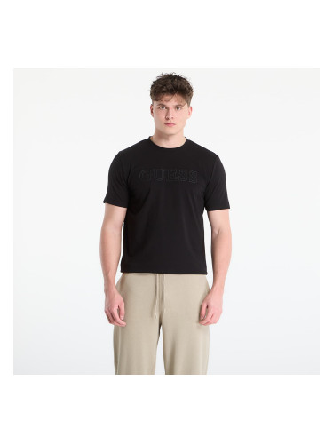 Тениска GUESS Ss Alphy T-Shirt Jet Black S