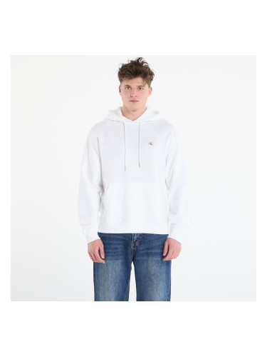 Суитшърт Calvin Klein Jeans Ls Eu 350Terry Badge Hoodie Bright White M