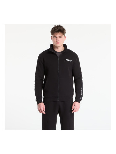 Суитшърт GUESS Mickey Full Zip Sweatshirt Jet Black M