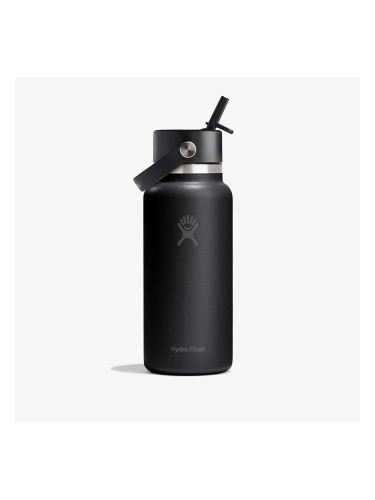 Hydro Flask 946ml Wide Flex Straw Cap Black Universal