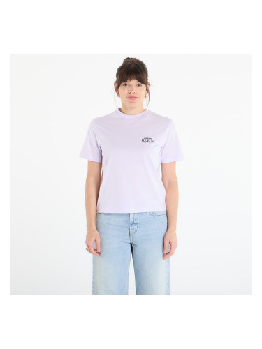 Тениска Calvin Klein Jeans Ss Boxy Graphic T-Shirt Island Lilac M