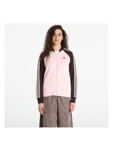 Суитшърт adidas Sst Classic Track Top Sandy Pink/ Aurora Coffee L
