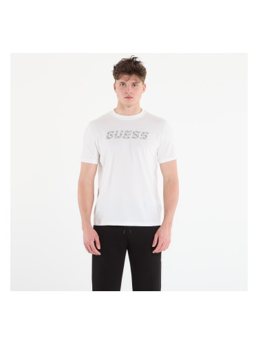 Тениска GUESS Maska Cn Ss T-Shirt Salt White S