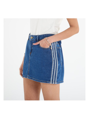 Пола adidas 3 Stripes Skirt Denim Medium Vintage Denim 10