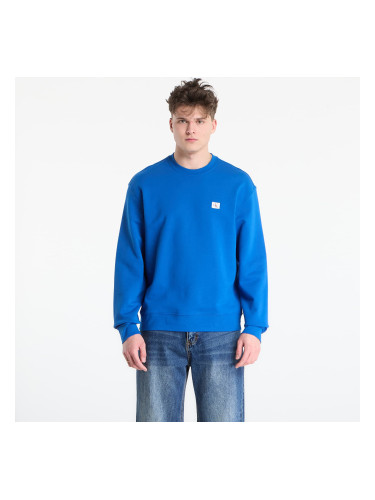 Суитшърт Calvin Klein Jeans Ls Eu 350Terry Badge Crewneck Sw Classic Blue M