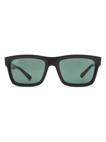 Ray-Ban Warren RB4396 667771 - правоъгълна слънчеви очила, unisex, черни