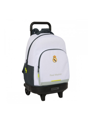 Училищна чанта Real Madrid C.F. Бял 33 x 45 x 22 cm
