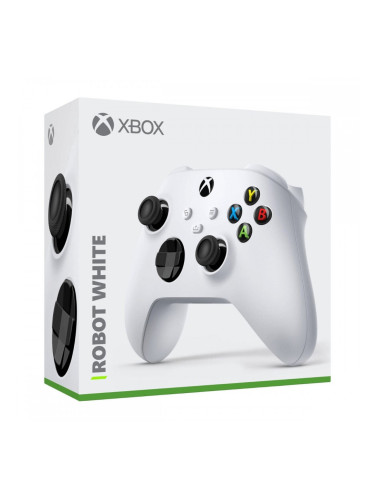Безжичен джойстик Microsoft Бял Xbox®