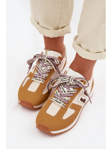 Дамски маратонки Henira жълти