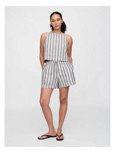 Ленени къси панталони GAP - Дамски