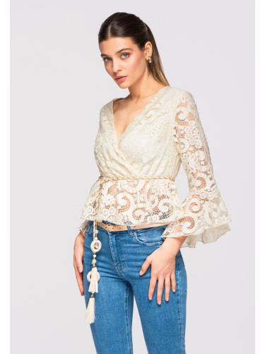 Дамска блуза LARICA с дантела