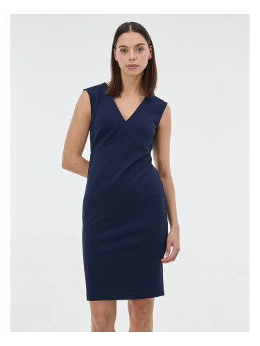 Тъмносиня рокля тип „калъф“ ORSAY