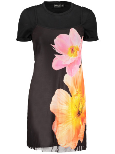 Къса черна рокля Desigual