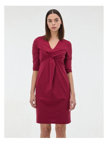 Бордо рокля тип „калъф“ ORSAY