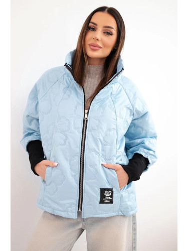 Дамско пролетно ватирано яке Kesi, синьо