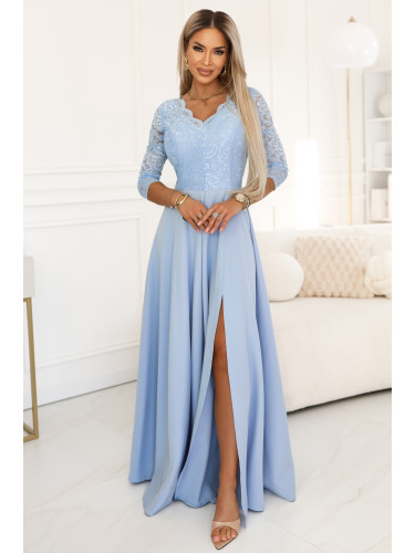 Дълга дантелена макси рокля Numoco