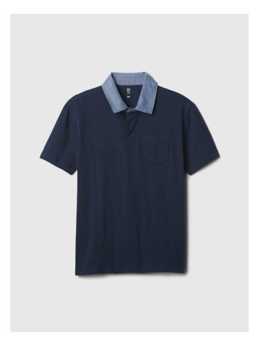 Детска поло тениска GAP с шамбре - Момчета