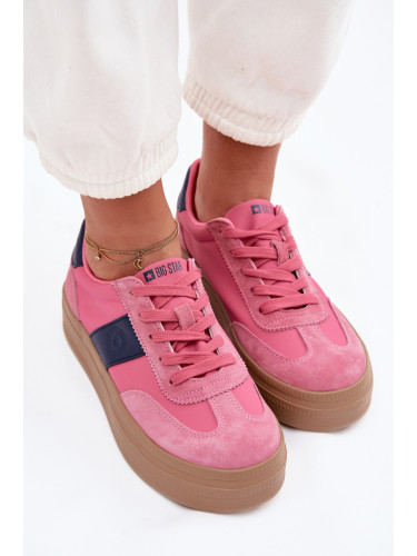 Дамски велурени маратонки BIG STAR