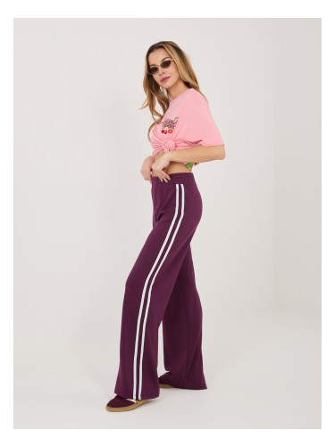 Тъмно лилави спортни панталони