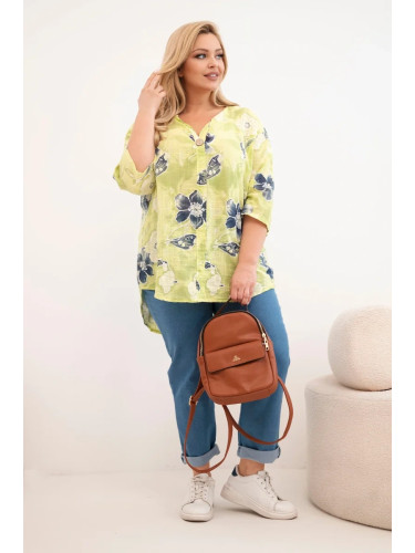 Дамска блуза Kesi Włoski с флорален мотив