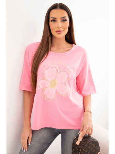 Дамска блуза с флорален мотив Kesi Włoski